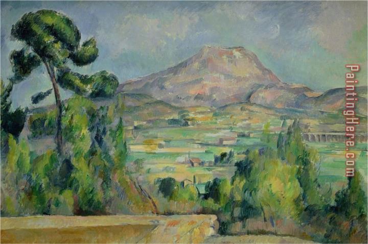 Paul Cezanne Montagne Sainte Victoire Circa 1887 90